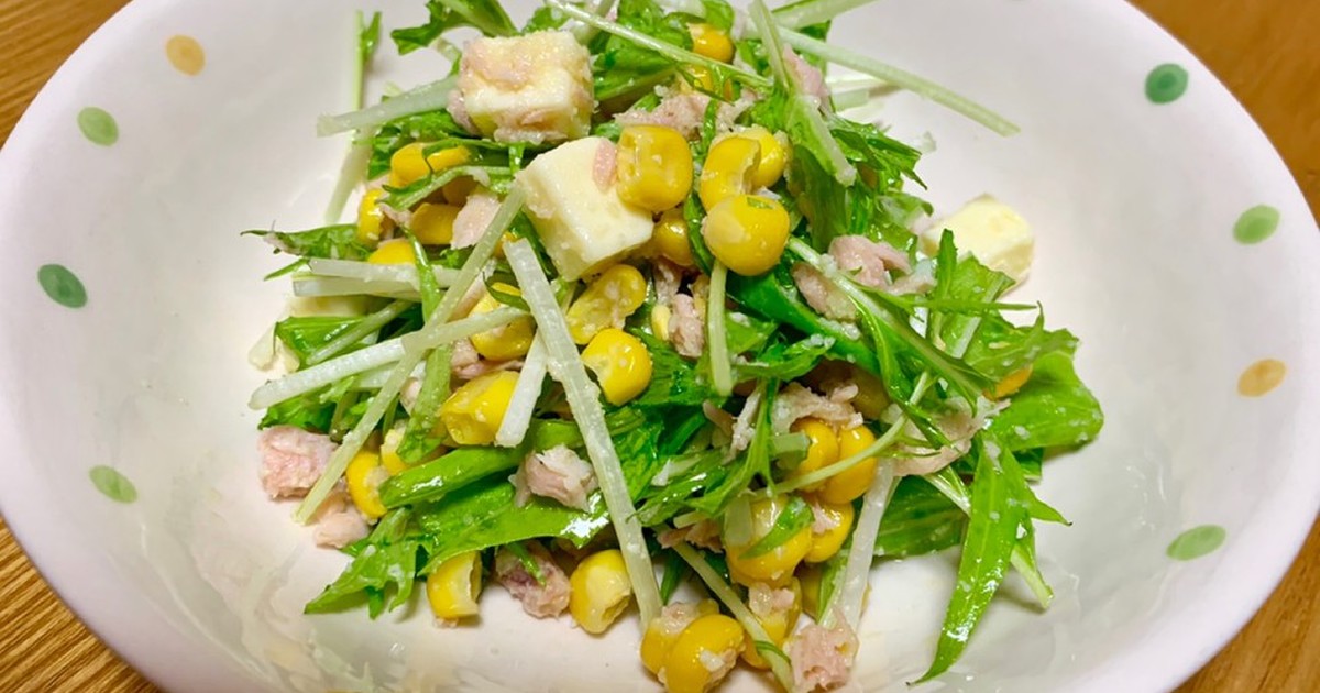 調理不要のサラダミールレシピ