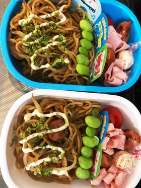 幼稚園 お弁当 焼きそば♡