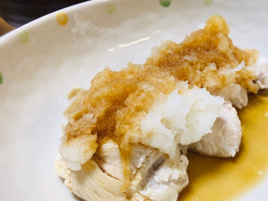 ぷりぷり鶏胸肉のおろしポン酢の画像