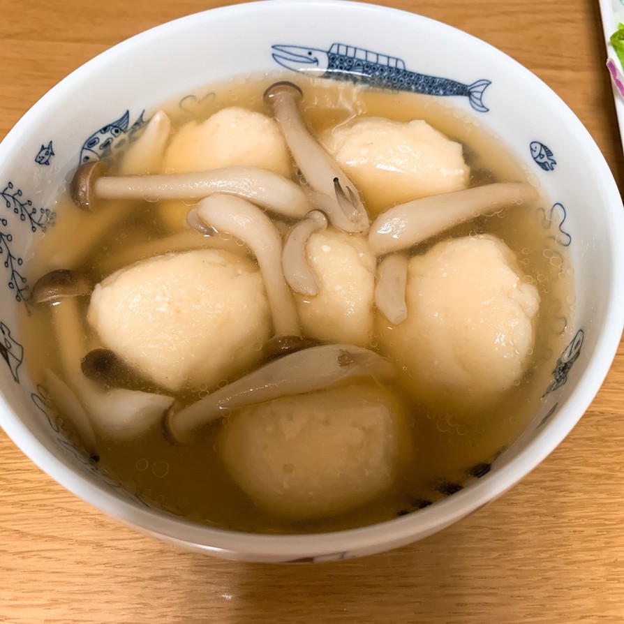 豆腐だんごスープの画像