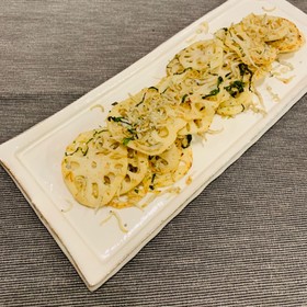 レンコンしらす焼き