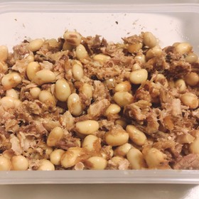 混ぜるだけ 鯖缶と大豆の簡単絶品おつまみ