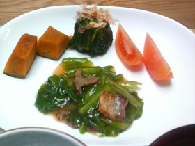 外葉利用! レタスの中華炒め