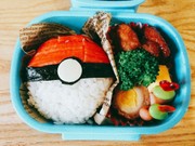 ポケモン*キャラ弁*モンスターボールの写真