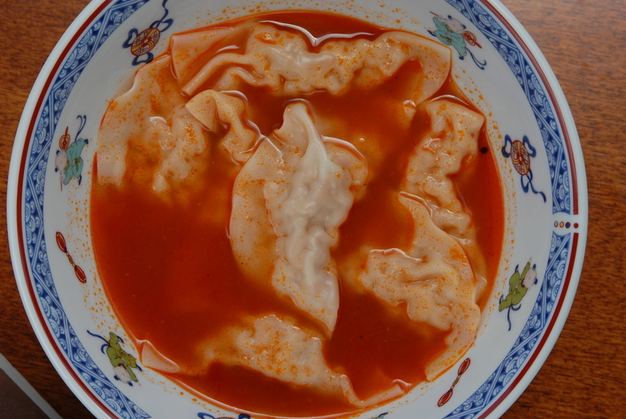 とまと餃子スープの画像