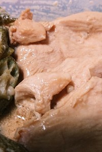 鶏胸肉マヨポン蒸(レンジで)