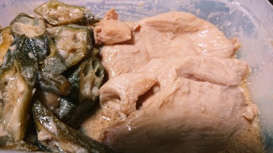 鶏胸肉マヨポン蒸(レンジで)の写真