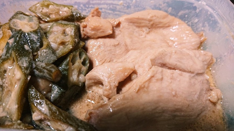 鶏胸肉マヨポン蒸(レンジで)の画像