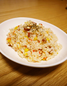 挽肉ストックで簡単!炊飯器で⭐ピラフ⭐