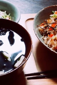 (覚書)奈良漬のばら寿司