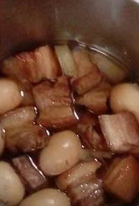 圧力鍋で豚の角煮♥