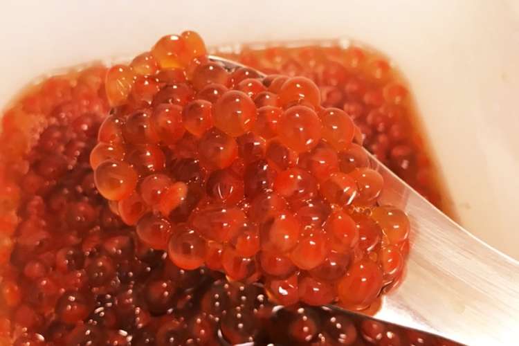 生筋子のほぐし方 醤油漬け レシピ 作り方 By Dish33 クックパッド