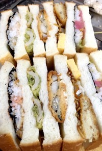 海苔弁のダグウッド風サンドイッチ