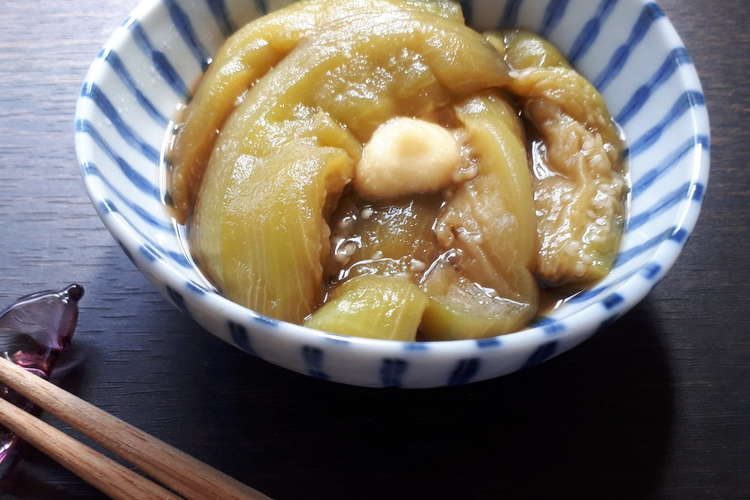レンジで簡単 とろとろおつゆ茄子 レシピ 作り方 By でめろ クックパッド