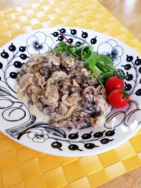基本のビーフストロガノフ