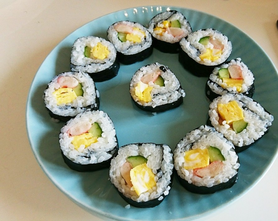 巻き寿司1本分と2本分の酢飯の分量覚書の画像