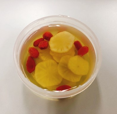 菊芋レモンゼリーの写真