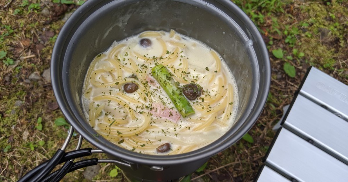 キャンプ飯 ゆるキャン スープパスタ レシピ 作り方 By ご飯食べたい クックパッド