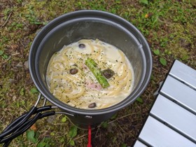【キャンプ飯】ゆるキャン△スープパスタ