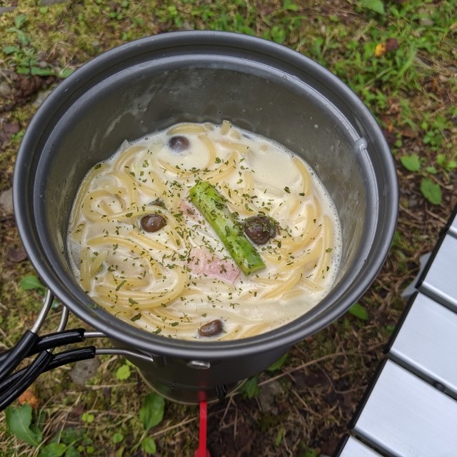 キャンプ飯 ゆるキャン スープパスタ レシピ 作り方 By Kanicamp クックパッド 簡単おいしいみんなのレシピが350万品