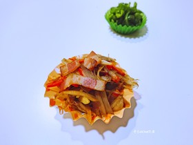 お弁当冷凍お野菜おかず:バター醤油金平