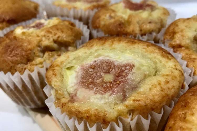 Hm 簡単いちじくのカップケーキ レシピ 作り方 By クック甘党 クックパッド