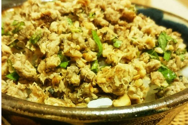 幼児食にもご飯がススム サバ缶のそぼろ丼 レシピ 作り方 By 伊良湖1173 クックパッド 簡単おいしいみんなのレシピが366万品
