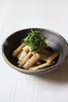 大葉風味のたたきごぼう