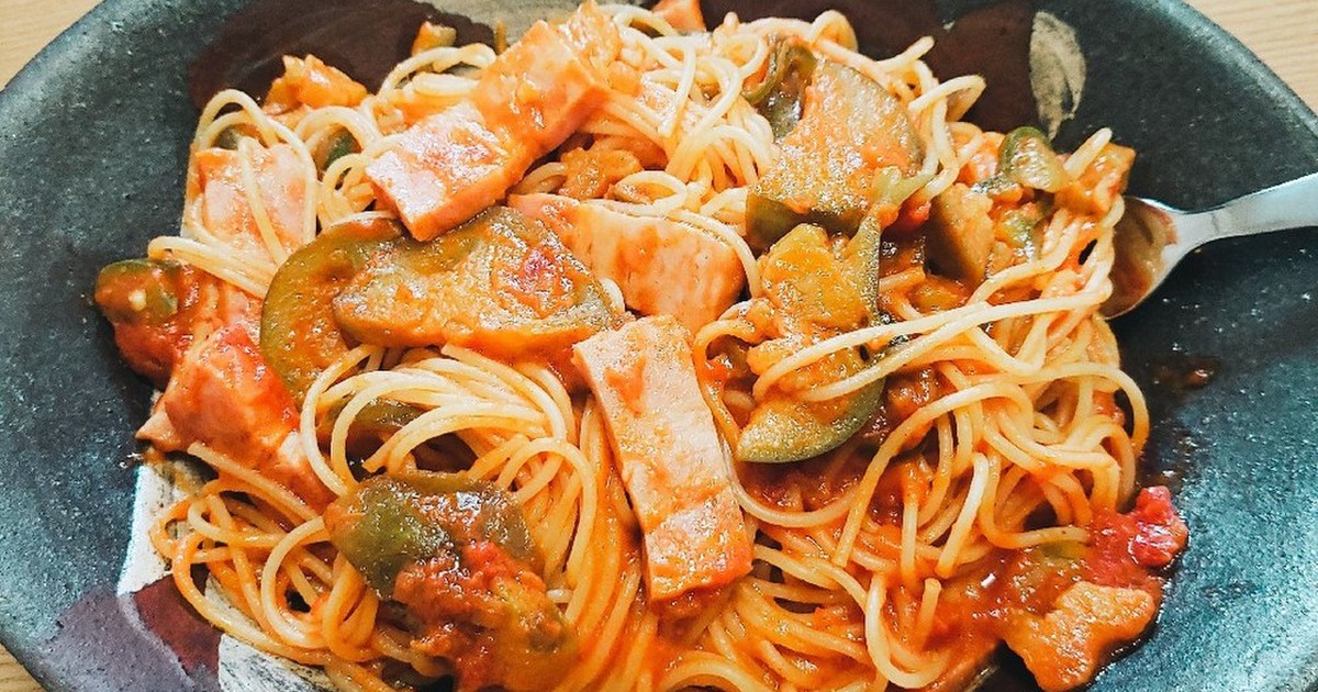 なすとベーコンの簡単トマトパスタ by MM585 【クックパッド】 簡単おいしいみんなのレシピが356万品