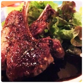 ラム肉ステーキ