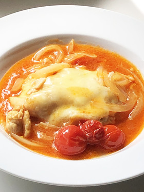 10分で手抜き本格イタリアントマトチキン