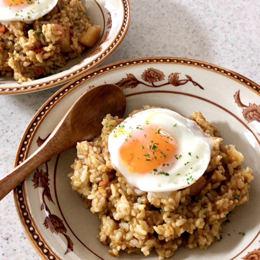 残りカレーで簡単美味しいドライカレー by いちごパンケーキ 【クックパッド】 簡単おいしいみんなのレシピが357万品