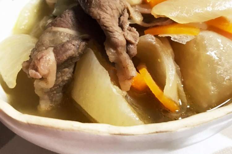 じゃがいもがないので 肉大根 レシピ 作り方 By ごーやmama クックパッド 簡単おいしいみんなのレシピが366万品