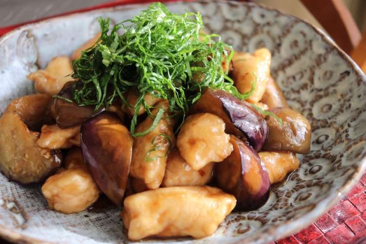 なすと鶏ささみの梅ポン酢炒め レシピ 作り方 By Mtg クックパッド 簡単おいしいみんなのレシピが352万品