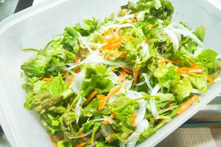 大容量タッパー保存 我が家の野菜サラダ レシピ 作り方 By ふじキャロ クックパッド 簡単おいしいみんなのレシピが360万品