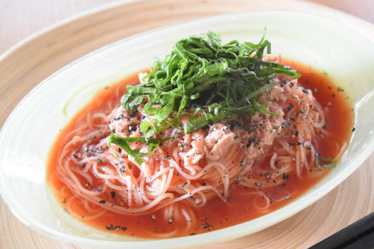 トマトジュースでツナそうめん レシピ 作り方 By Akkey Y クックパッド 簡単おいしいみんなのレシピが360万品