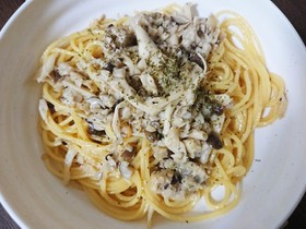 風味抜群!きのこクリームパスタ♪