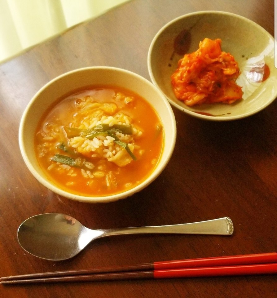 簡単本格韓国料理♪豚肉のキムチクッパ風の画像
