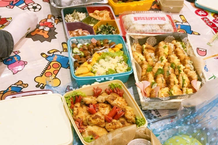 19年 中学3年 体育祭お弁当 レシピ 作り方 By こまめの家族 クックパッド