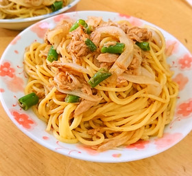 茹でる〜完成まで8分☆ツナの和風パスタ