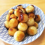 お月見団子 甘辛醤油焼きの写真