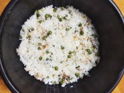 グリーンピースご飯 簡単 炊飯器の写真