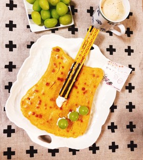 誕生日に!ギター好きに贈るチーズケーキ♡