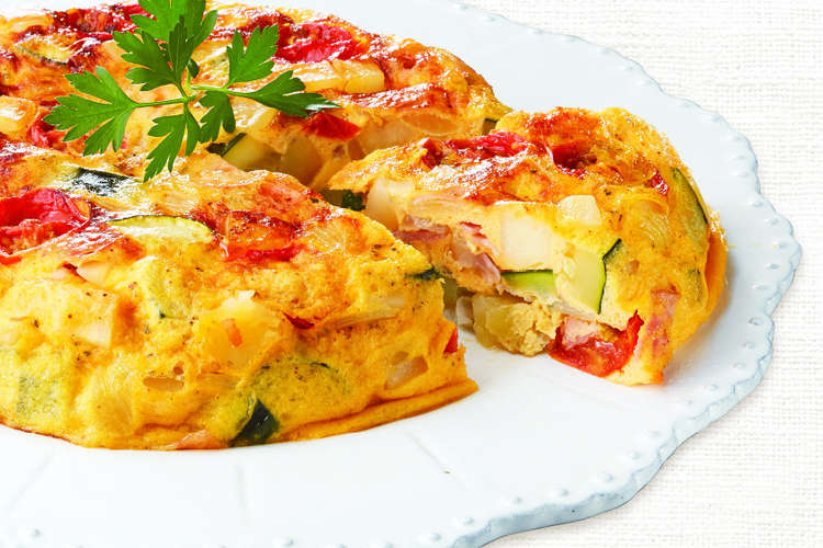 夏野菜のスパニッシュオムレツ♪ レシピ・作り方 By お茶村 【クックパッド】 簡単おいしいみんなのレシピが363万品