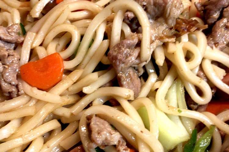 何度もリピ 簡単 我が家の和風焼うどん レシピ 作り方 By 6hs30 クックパッド 簡単おいしいみんなのレシピが361万品
