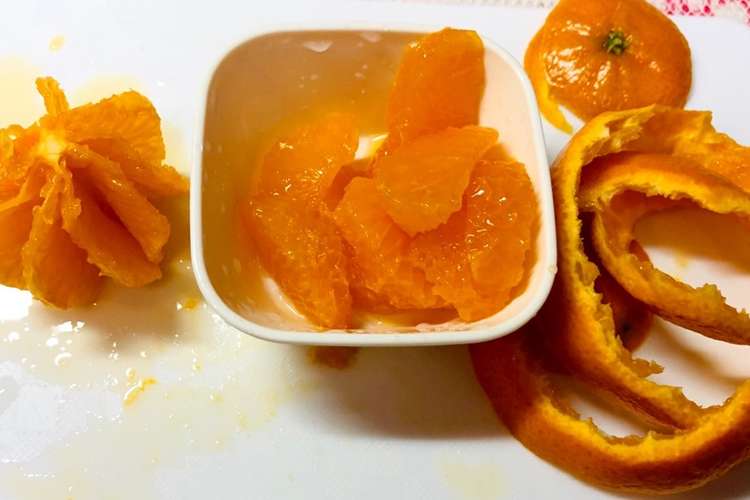 幼児に 簡単オレンジの皮むき レシピ 作り方 By Moimoimogu クックパッド 簡単おいしいみんなのレシピが349万品