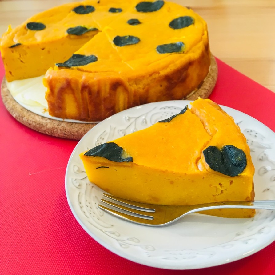 ヨーグルトで☆かぼちゃのチーズケーキの画像