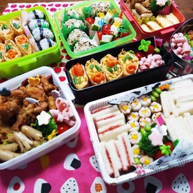 運動会のお弁当!…頑張った!!