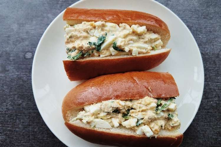 玉子とほうれん草とツナのサンドイッチ レシピ 作り方 By ホイップクリーム クックパッド 簡単おいしいみんなのレシピが371万品