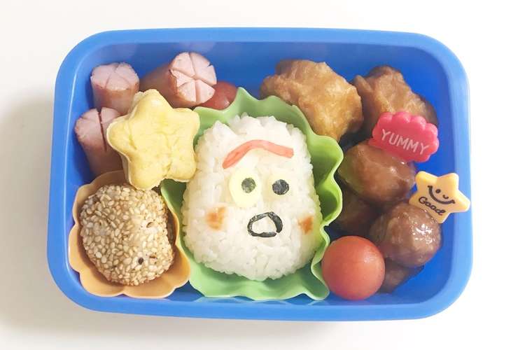 トイストーリーのフォーキー キャラ弁 レシピ 作り方 By Hina77 クックパッド